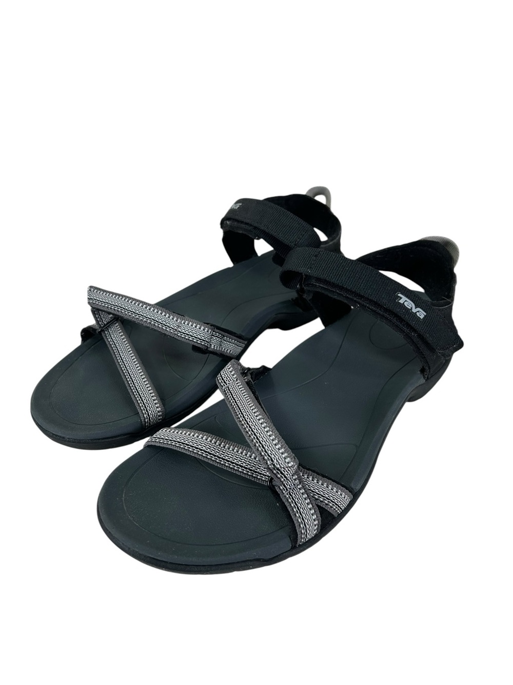 Teva Verra Women’s 9 Black Gray Hiking Sport Sandals 1006263 Gorpcore Outdoors